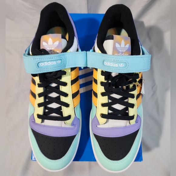 New Adidas Forum Lo ‘Easter Multi Color’ GX2530 Size 12 - Picture 5 of 9